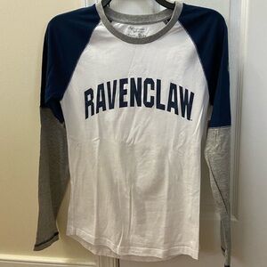 Universal Wizarding World Harry Potter Ravenclaw raglan long sleeve shirt- NWT